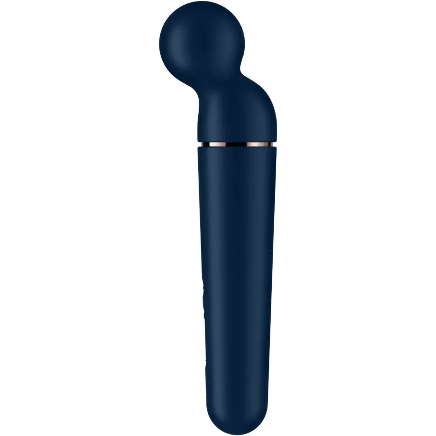 Satisfyer - massager vibrateur planet wand-er bleu