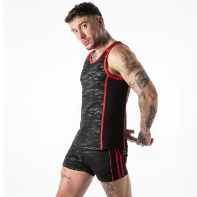 Volledig militaire toegang tanktop blauw S