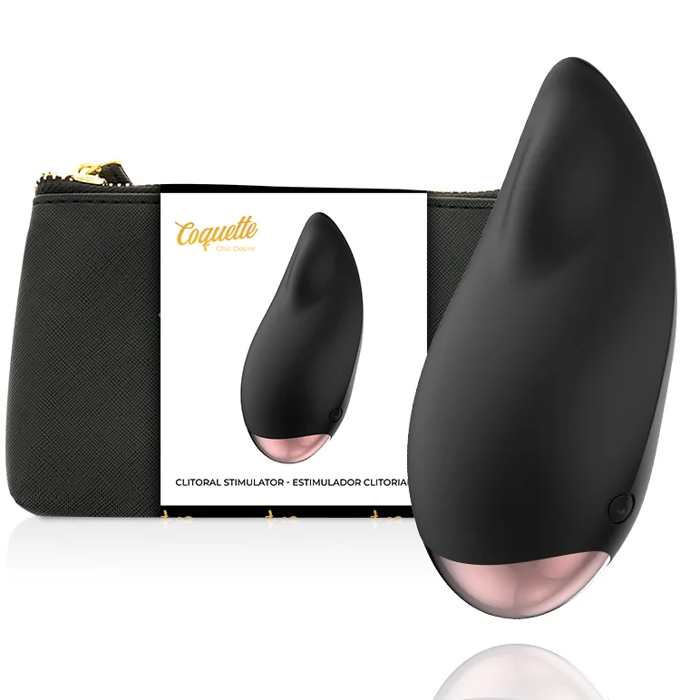 Coquette chic desire - stimulateur clitorial noir / or