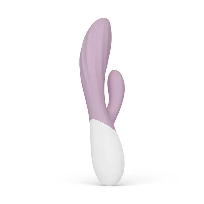 Ina twist doppio vibratore a coniglio per il punto g e il clitoride rosa