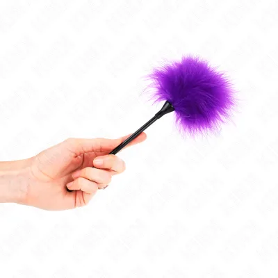 Kink - purple tickle feathers used for the bondage kit 27 cm