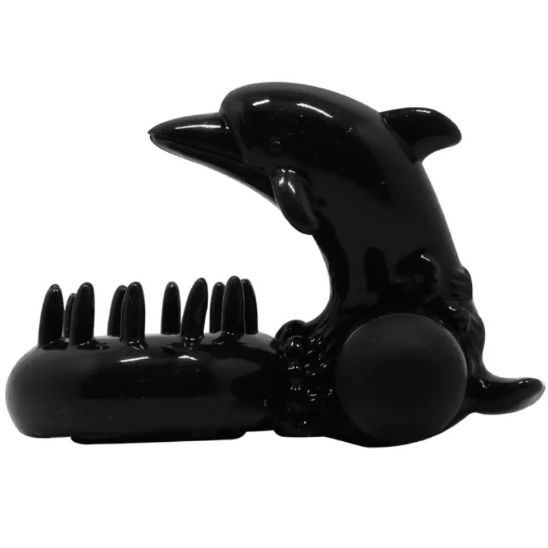 Baile - anneau doux avec stimulateur clitoris dolphin