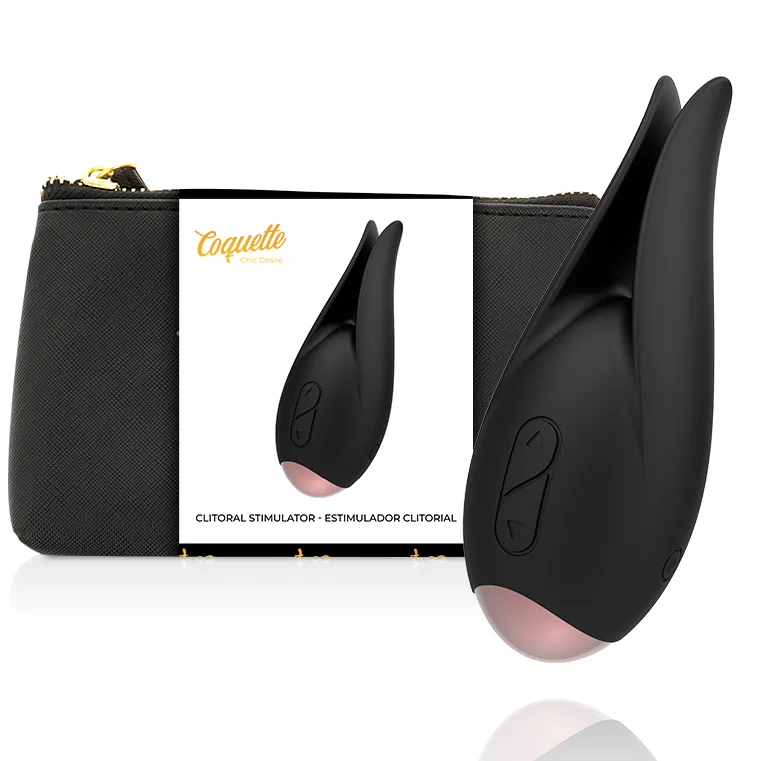 Coquette chic desire - stimulateur clitorial noir / or