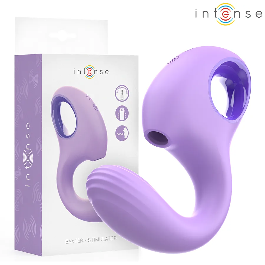 Intense - baxter vibrateur & stimulateur violet