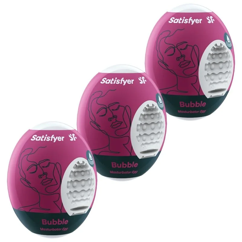 Satisfyer - 3 oeufs masturbateurs bubble