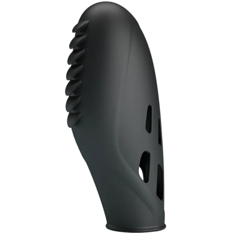 Pretty love - vibrateur doigt en silicone gilo noir