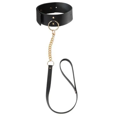 Bijoux indiscrets - maze schwarze halskette mit riemen