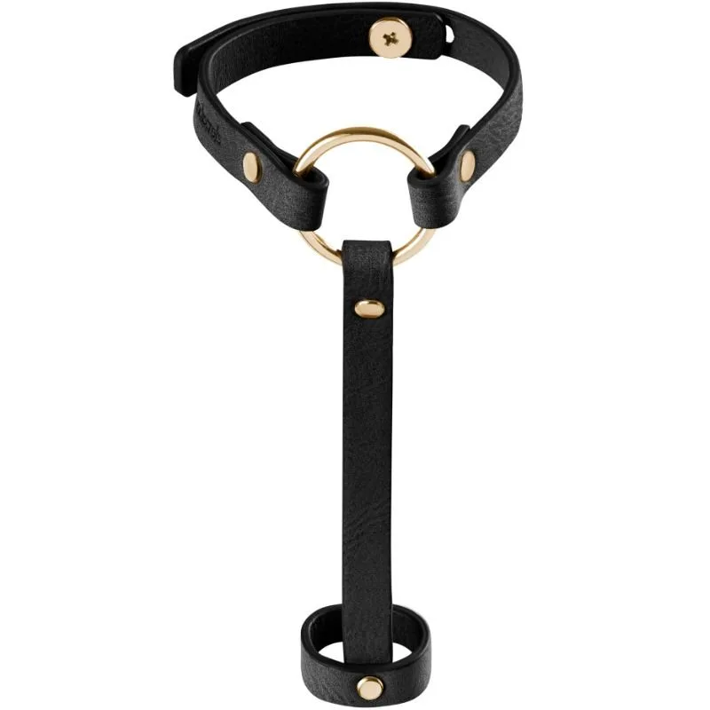 Bijoux indiscrets - bracelet / harnais maze noir