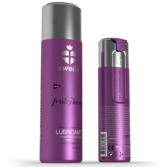 Fruity love lubrifiant framboise rhubarbe 100 ml
