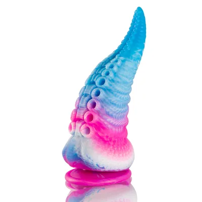 Gode tentacle bleu phorcys grande taille