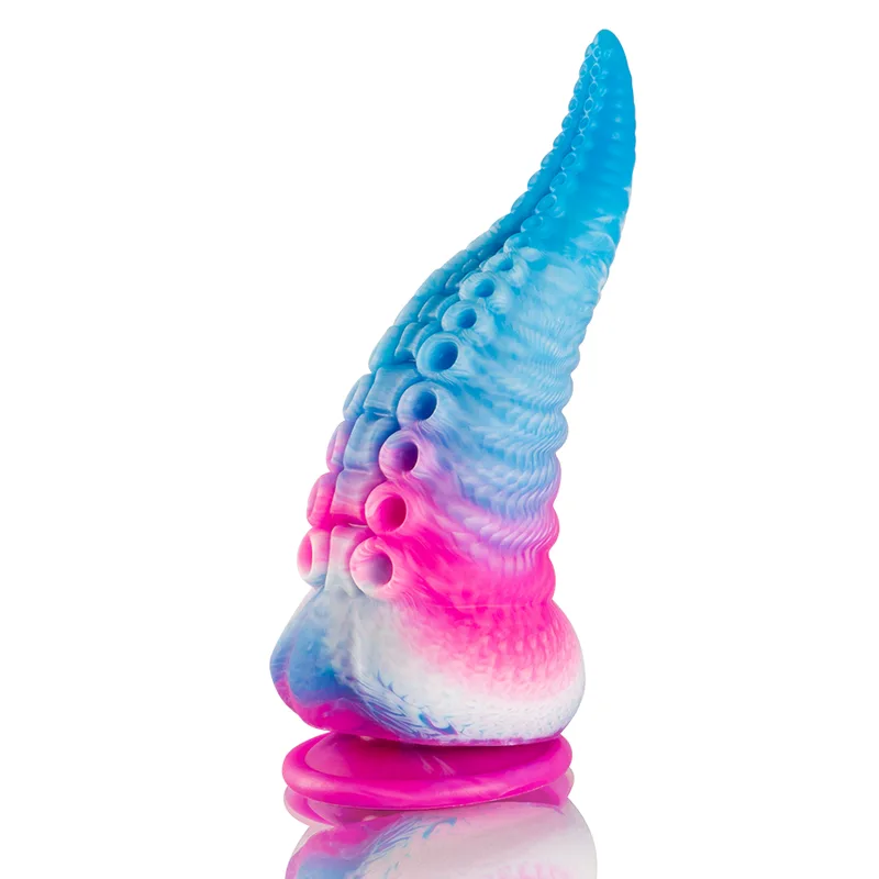 Gode tentacle bleu phorcys grande taille