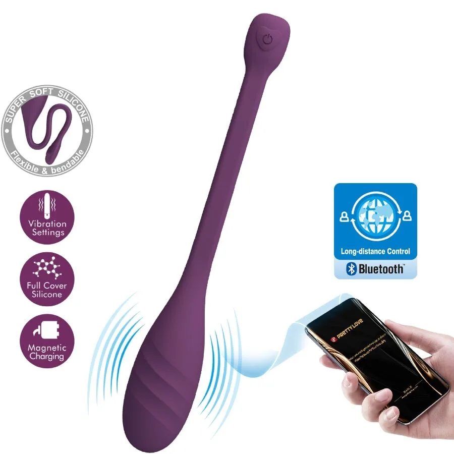 Pretty love - vibrateur contrôlé par application leviathan violet