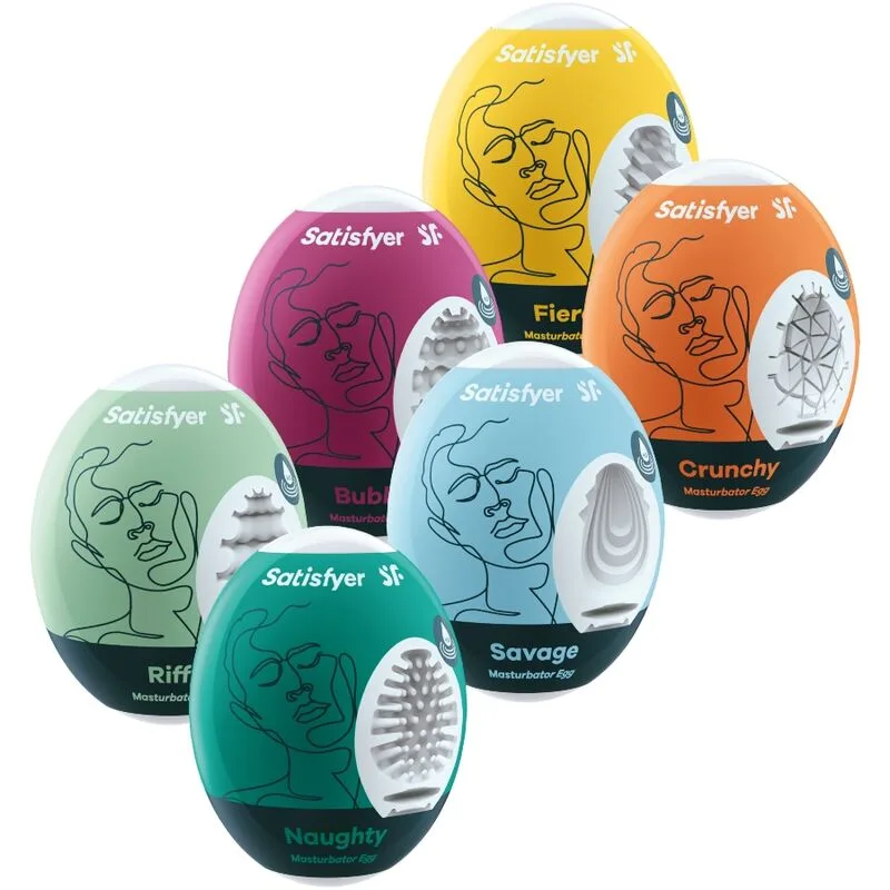 Satisfyer - oeufs masturbateurs ensemble de 6 unités