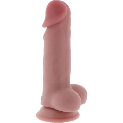 Deluxe realistischer penis mit hoden extra dick 17 cm