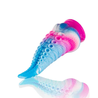 Phorcys dildo tentáculo azul tamaño pequeño