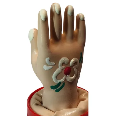 Preservativo decorativo pintado a mano mano modelo 2