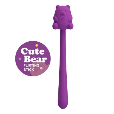 Pretty love - bâton vibrateur rechargeable en forme D'OURS mignon