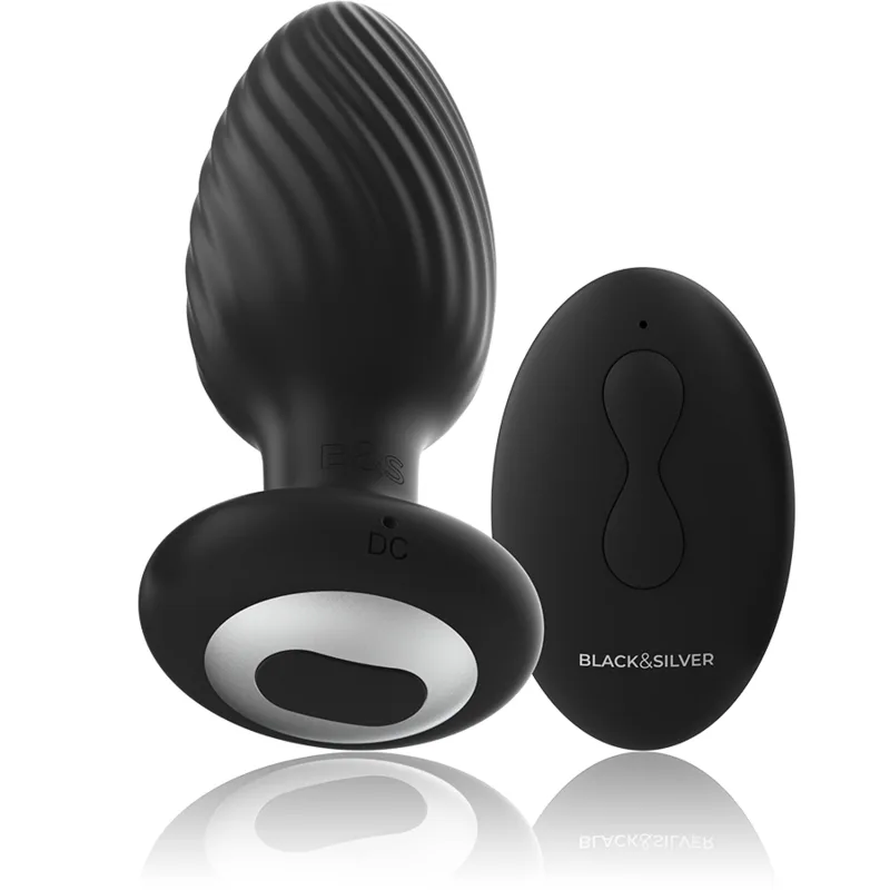 Télécommande du rotateur anal en silicone wells plug