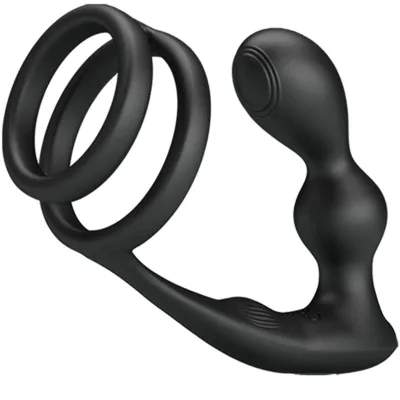Pretty love - marshall penisring mit vibratorischem analplug mit fernbedienung