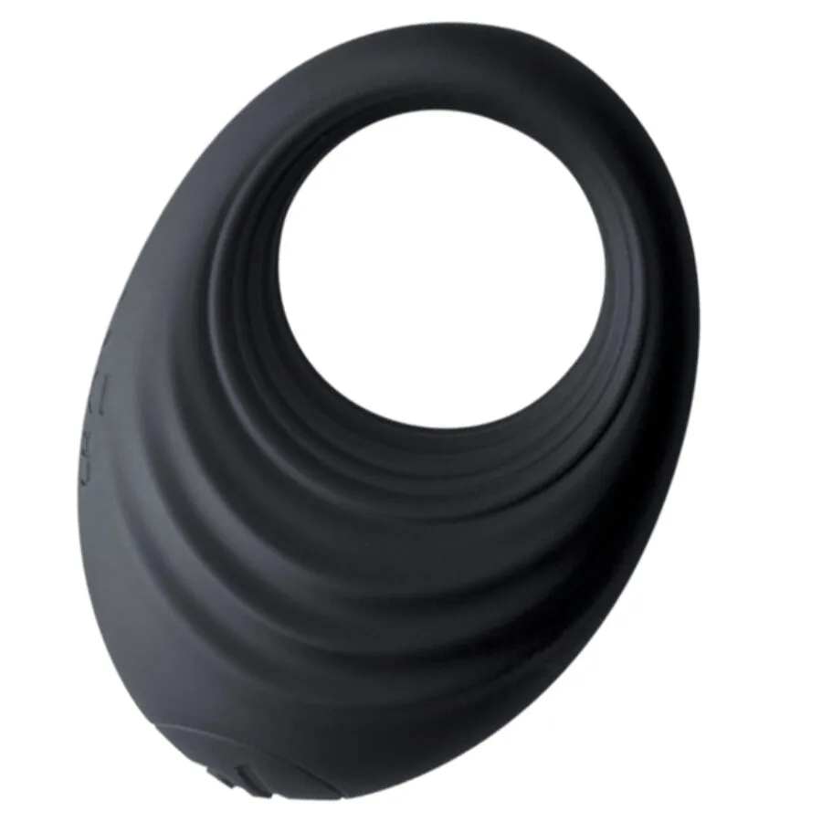 Anneau pénis vibrant spire black