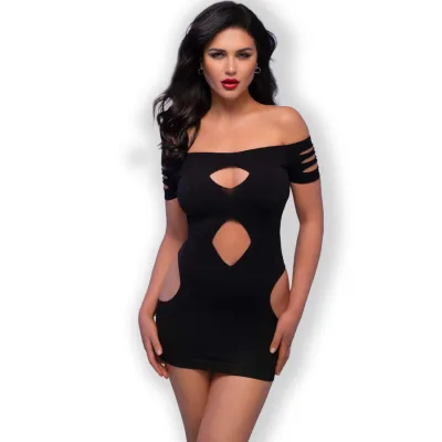 Chilirose - cr 4671 vestido negro S/M