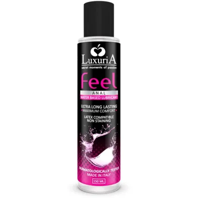 Intimateline - luxuria lubrifiant anal base d'eau feel 150 ml