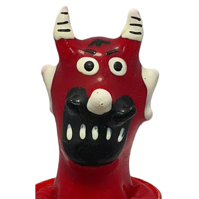 Preservativo decorativo pintado a mano boca del diablo modelo 2