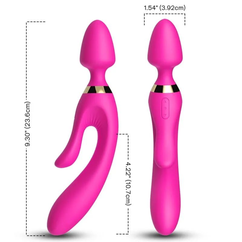 Armony - masseur & vibrateur lapin fuchsia