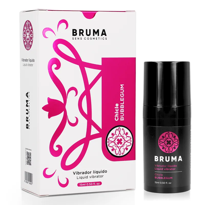 Vibrateur liquide ultra glissant bubblegum 15 ml
