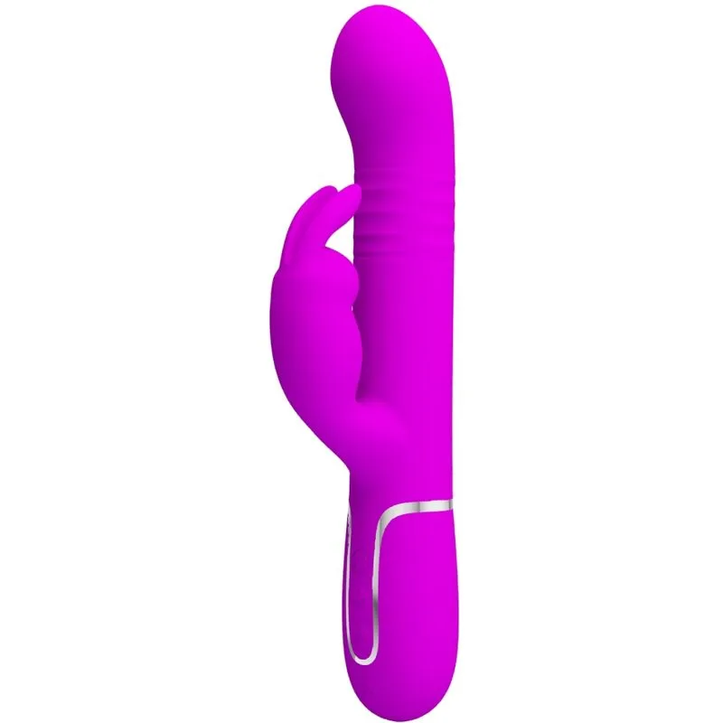 Pretty love - vibrateur coale rabbit perles violet