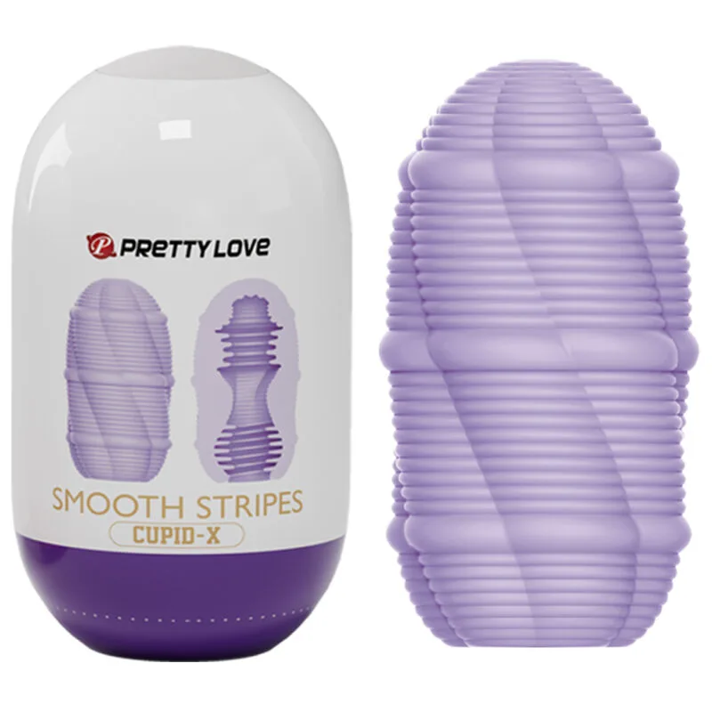 Pretty love - oeuf masturbateur cupid rayures lisses