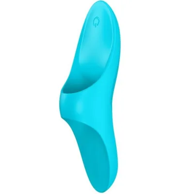 Satisfyer - teaser fingervibrator blaues licht
