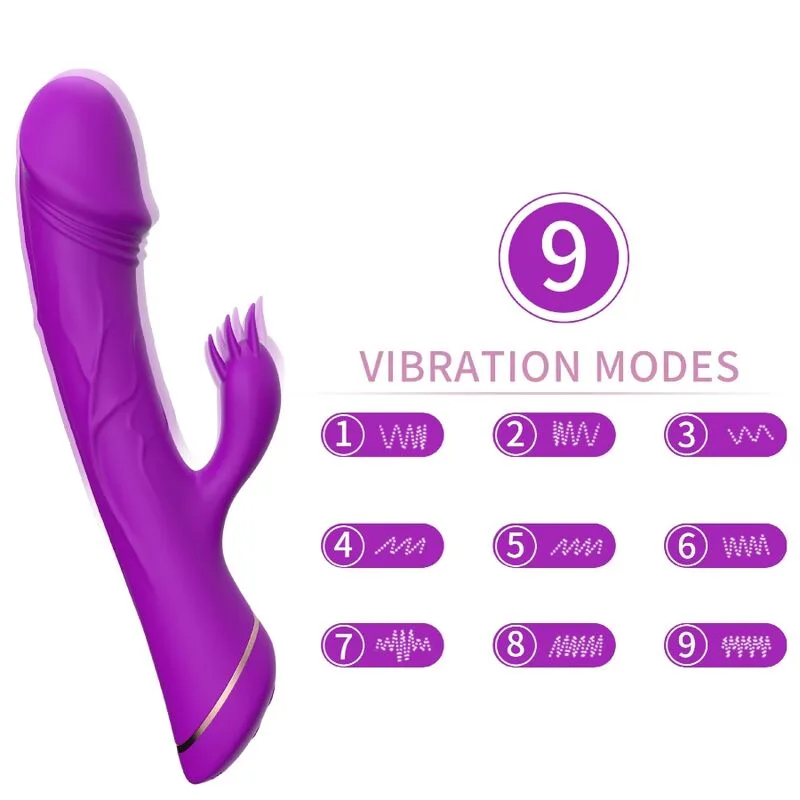 Armony - dildo vibrator kaninchen silikon lila