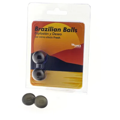 2 brazilian balls fresh effect exciting gel