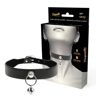 Coquette chic desire - collana in pelle vegana accessorio donna SONAGLIO/CERCHIO