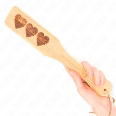 Kink - palette en bambou design coeur 32 x 5,5 cm