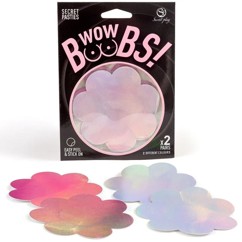 Secret play- wow seins! couvre-mamelons fleurs