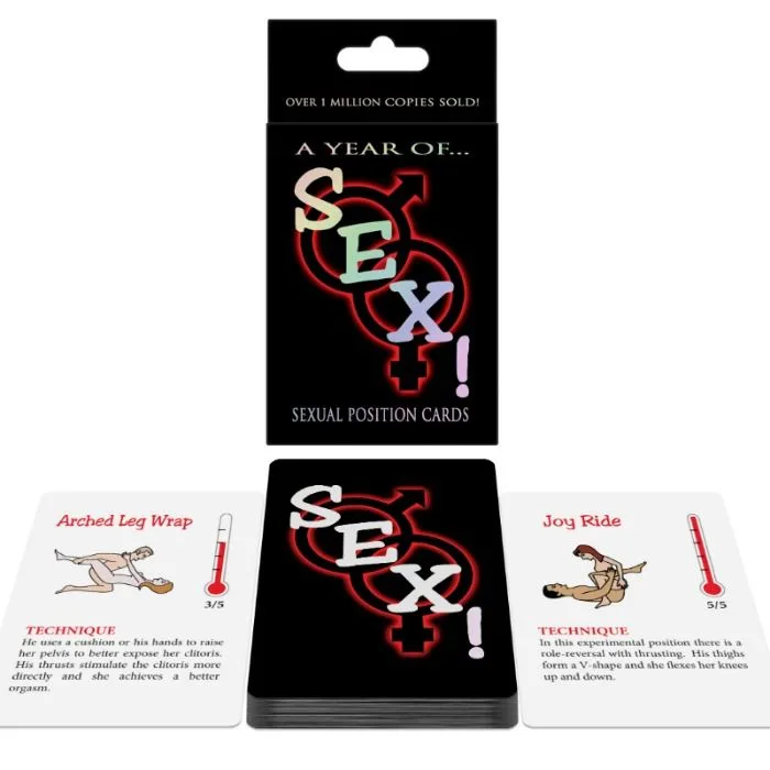 Cartes de position sexuelle un an de... sexe !