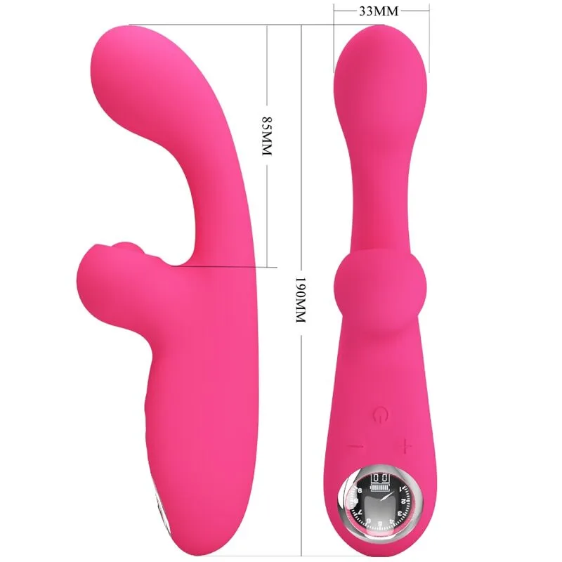 Pretty love - skylar vibrateur stimulateur rose
