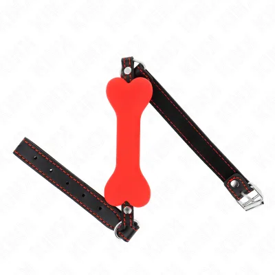Kink - 12 cm rode bot gag 63 x 2 cm