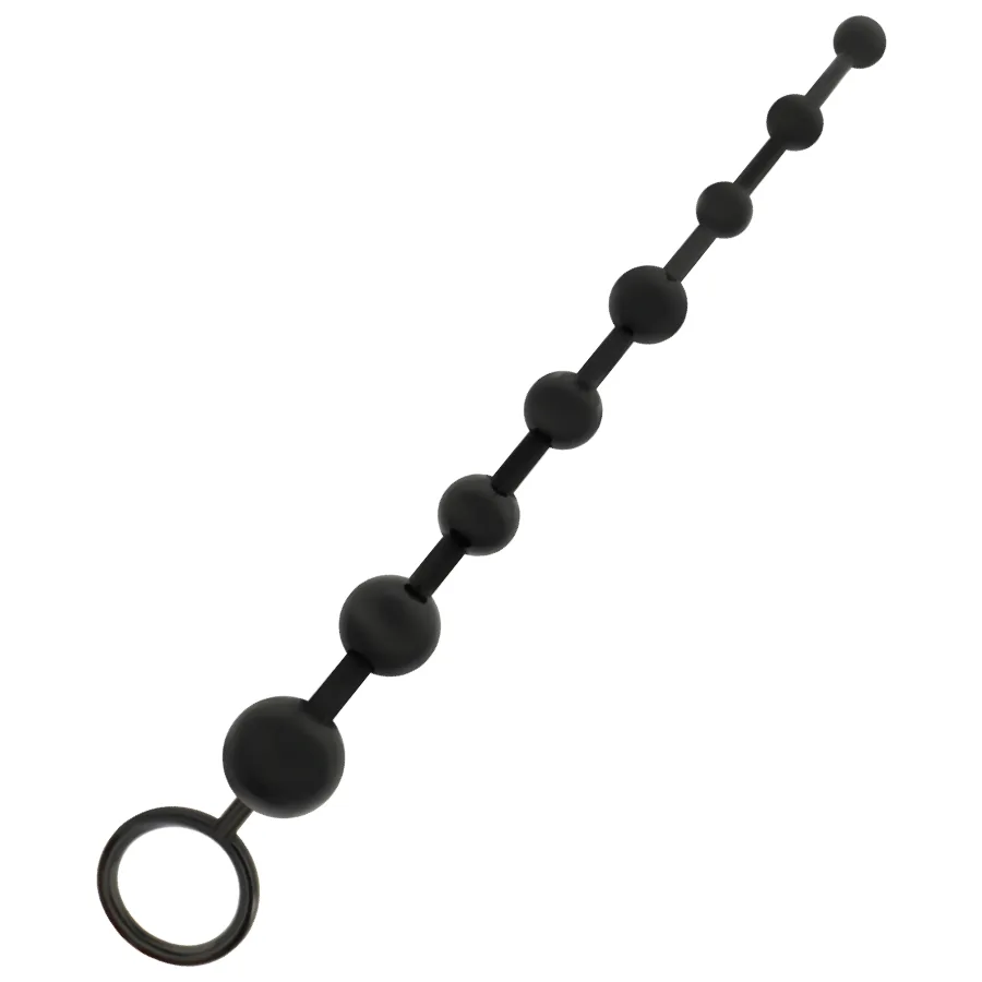 Billes anal 29 cm noir