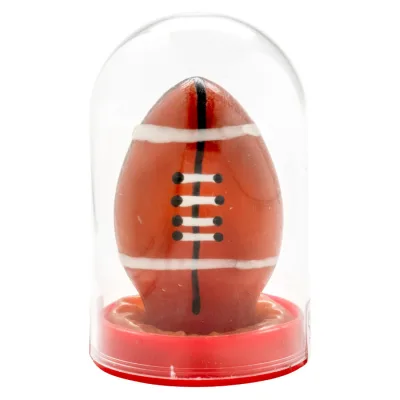 Preservativo decorativo pintado a mano pelota de rugby
