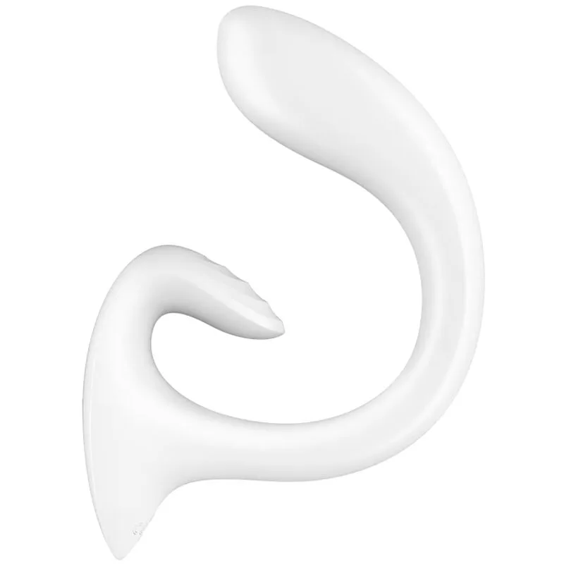 Satisfyer - g for goddess 1 vibrateur lapin blanc