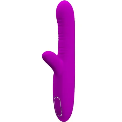 Pretty love - angelique multifunktionsvibrator + klitorisstimulator lila