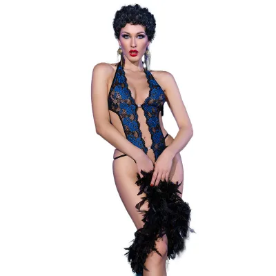 Chilirose - cr 4479 body a cavallo blu S/M