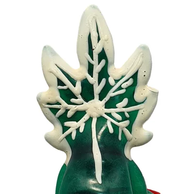 Preservativi novità dipinti a mano cannabis modello 2