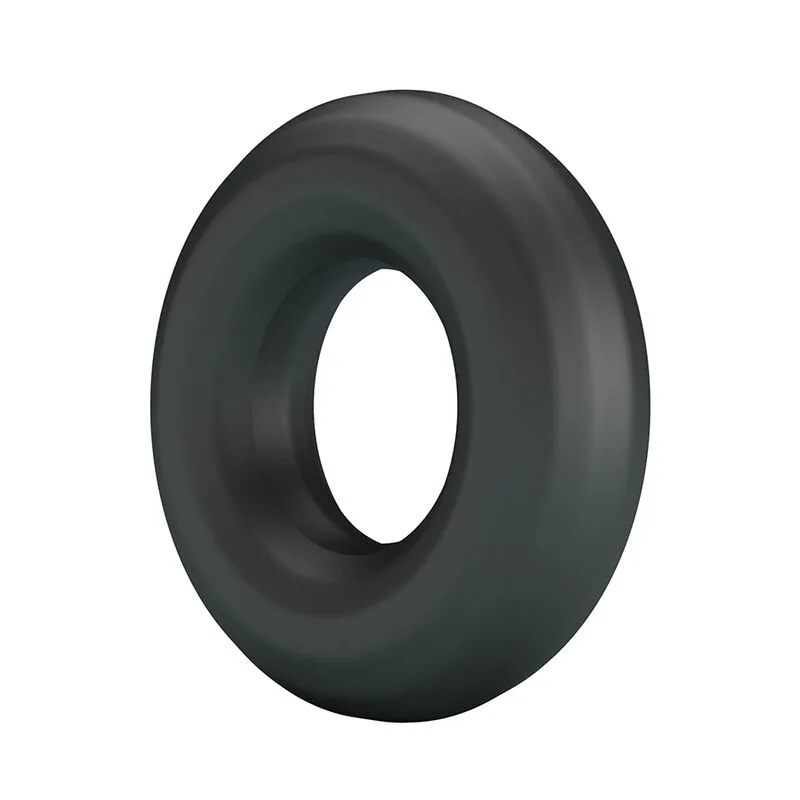 Anneau pénien urban en silicone ultra doux noir