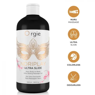 Noriplay ultra slide gel massaggio nuru corpo a corpo 500 ml