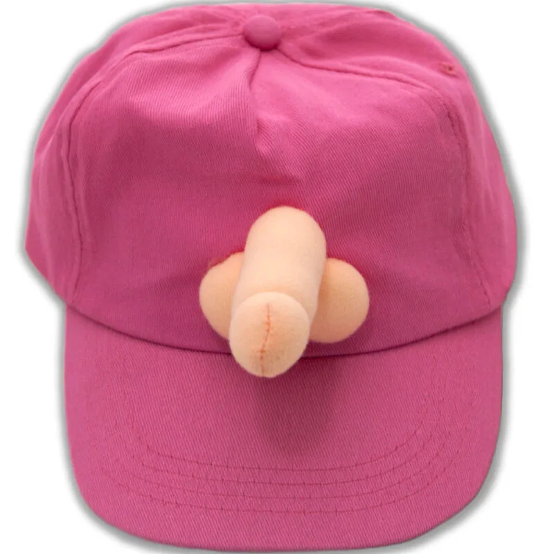 Casquette pénis rose