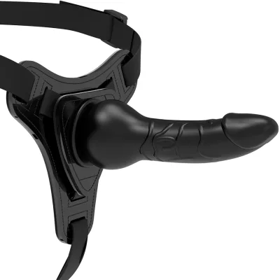 Silicone noir réaliste 16 cm